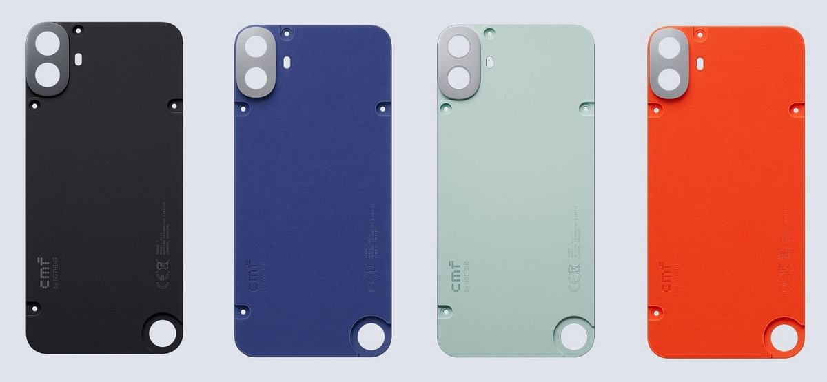 Back panel cover cases of CMF Phone 1 series.