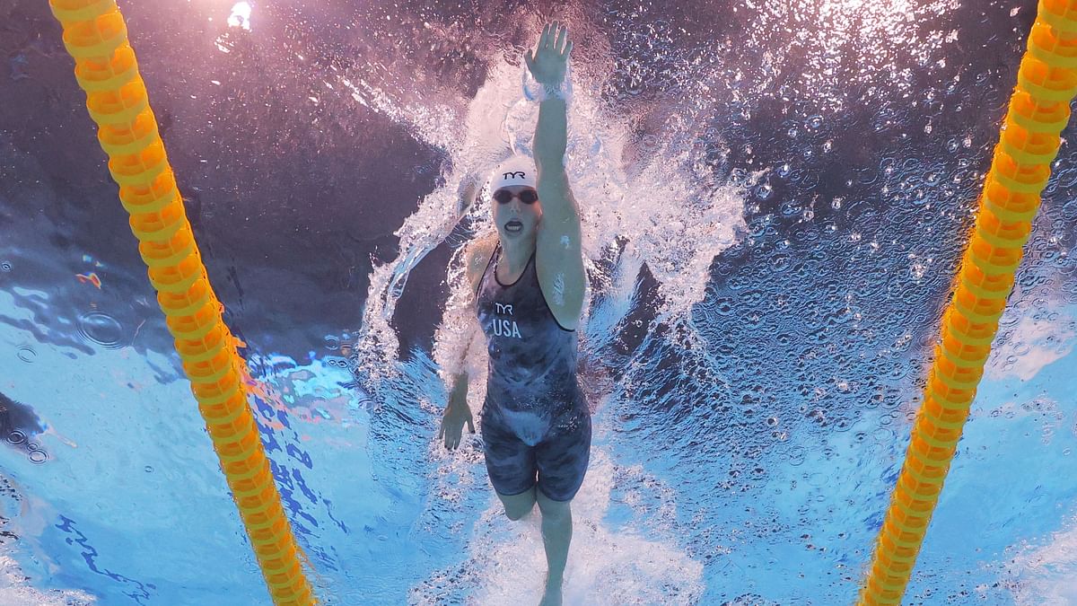 USA's Katie Ledecky will aim to uphold American dominance in the Olympic pool at the Paris Games, where a formidable Australian team will be waiting.