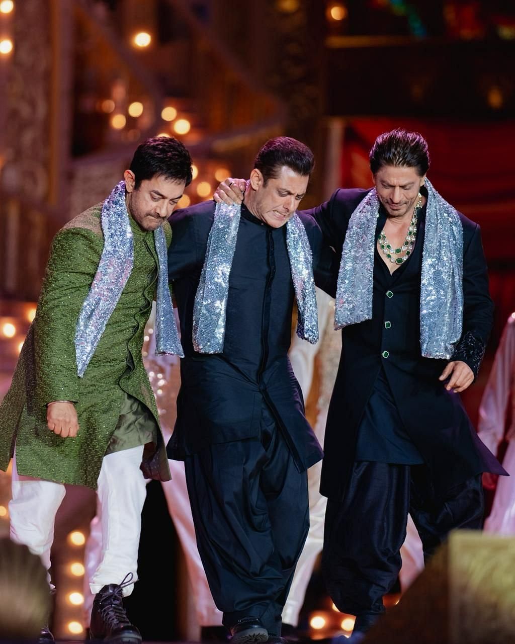 The Three Khans (Aamir, Salman, Shah Rukh).