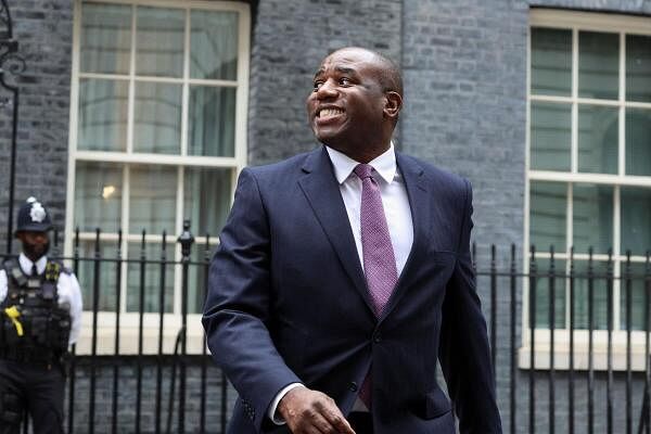 Britain's newly appointed Foreign Secretary David Lammy.