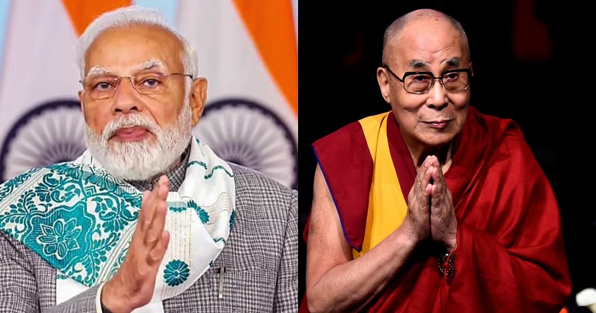 PM Modi sends greetings to the Dalai Lama on his 89th birthday