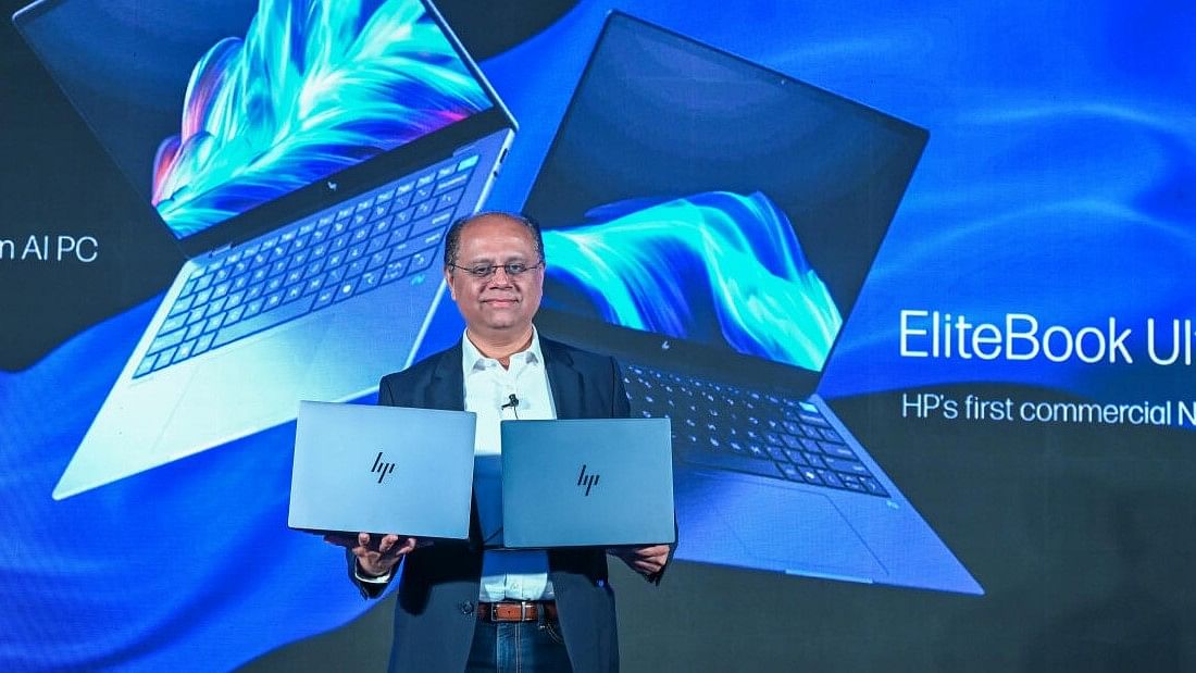 Vineet Gehani, Senior Director Personal Systems, HP India launch HP Elite Book and HP OmniBook X laptops at a programme in Bengaluru on Monday, 29th July 2024. 