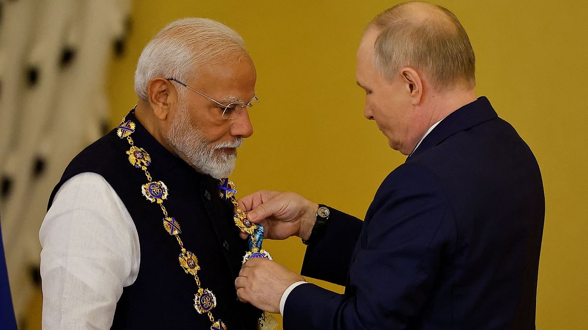 Later in a post on X, Modi said, "Honoured to receive the Order of St. Andrew the Apostle. I dedicate it to the people of India."