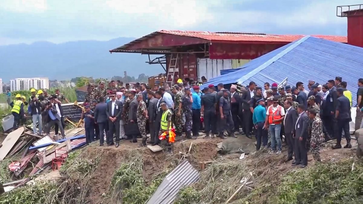 The bodies of the deceased have been shifted to Tribhuvan University Teaching Hospital for post-mortem. The relatives of the victims are gathered outside the hospital, mourning their loss.