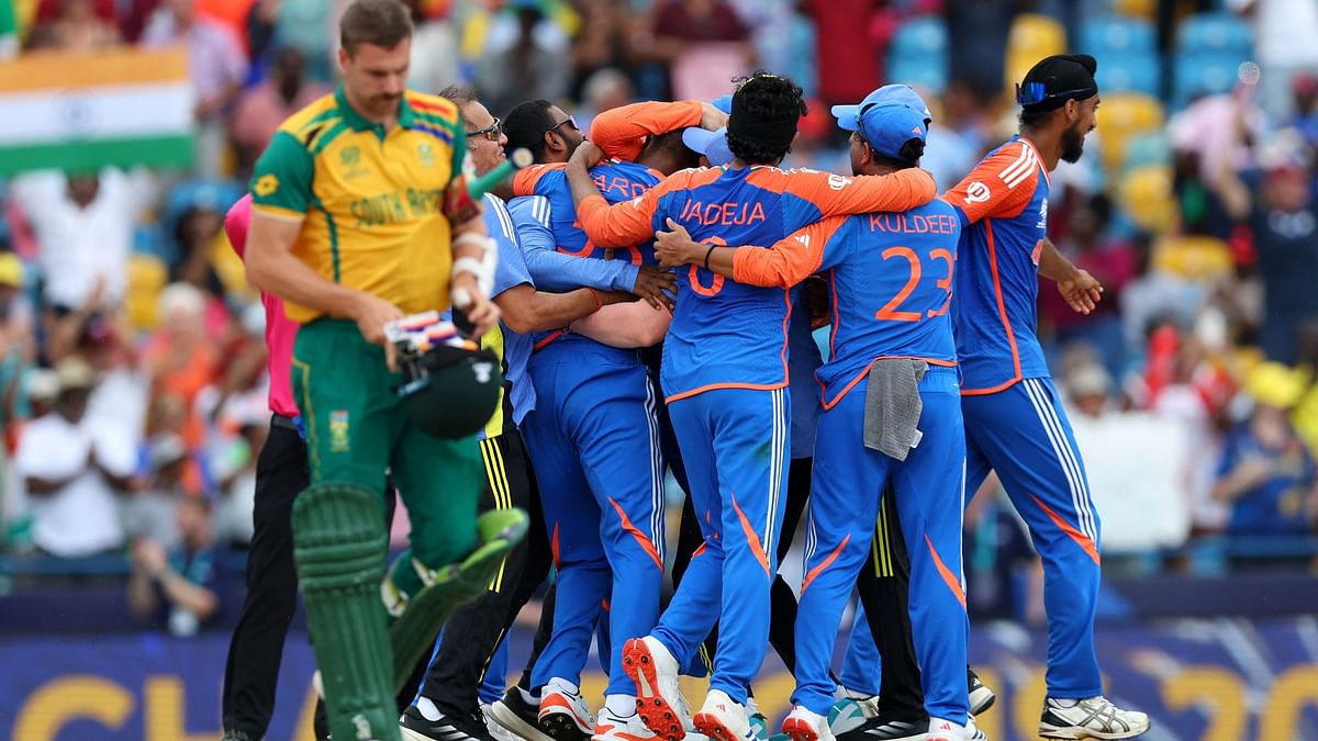 One of the most iconic images is that of the team huddled together in a tight embrace after sealing their victory against South Africa.