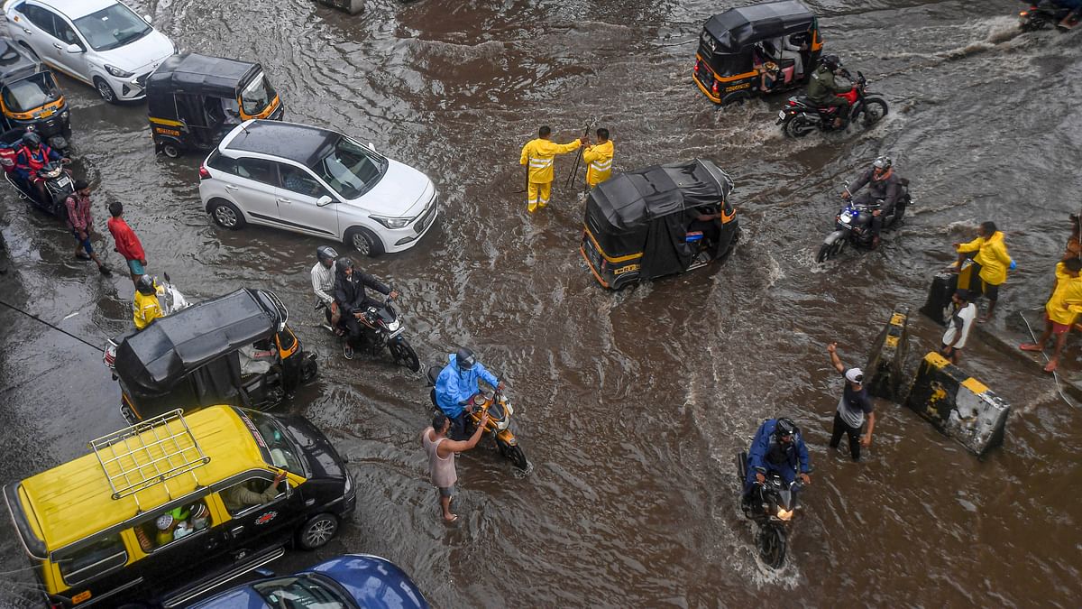 Meanwhile, the weather department has issued a red alert and IMD forecasts continued heavy rainfall in coming days.