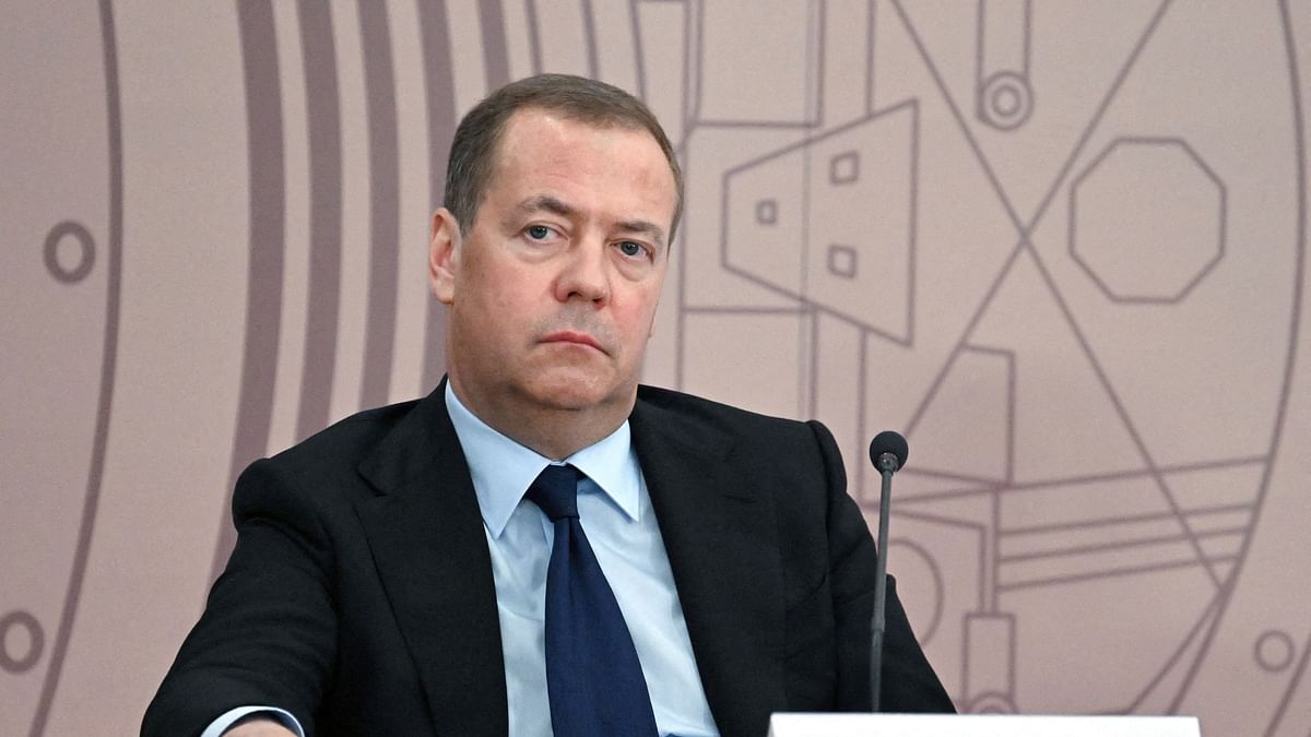 Russia's Medvedev says Ukraine joining NATO would mean war