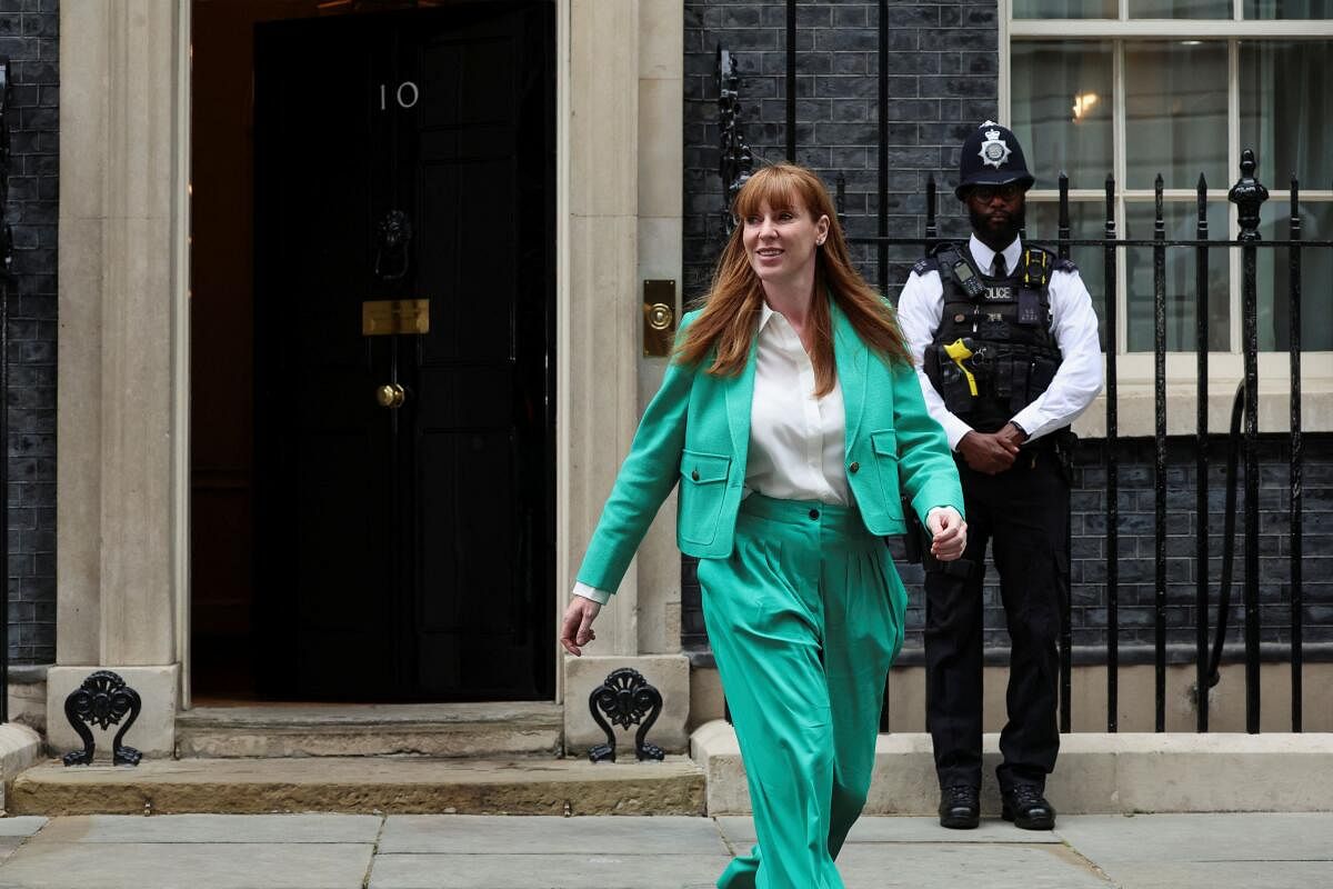 Newly appointed British Deputy Prime Minister Angela Rayner.