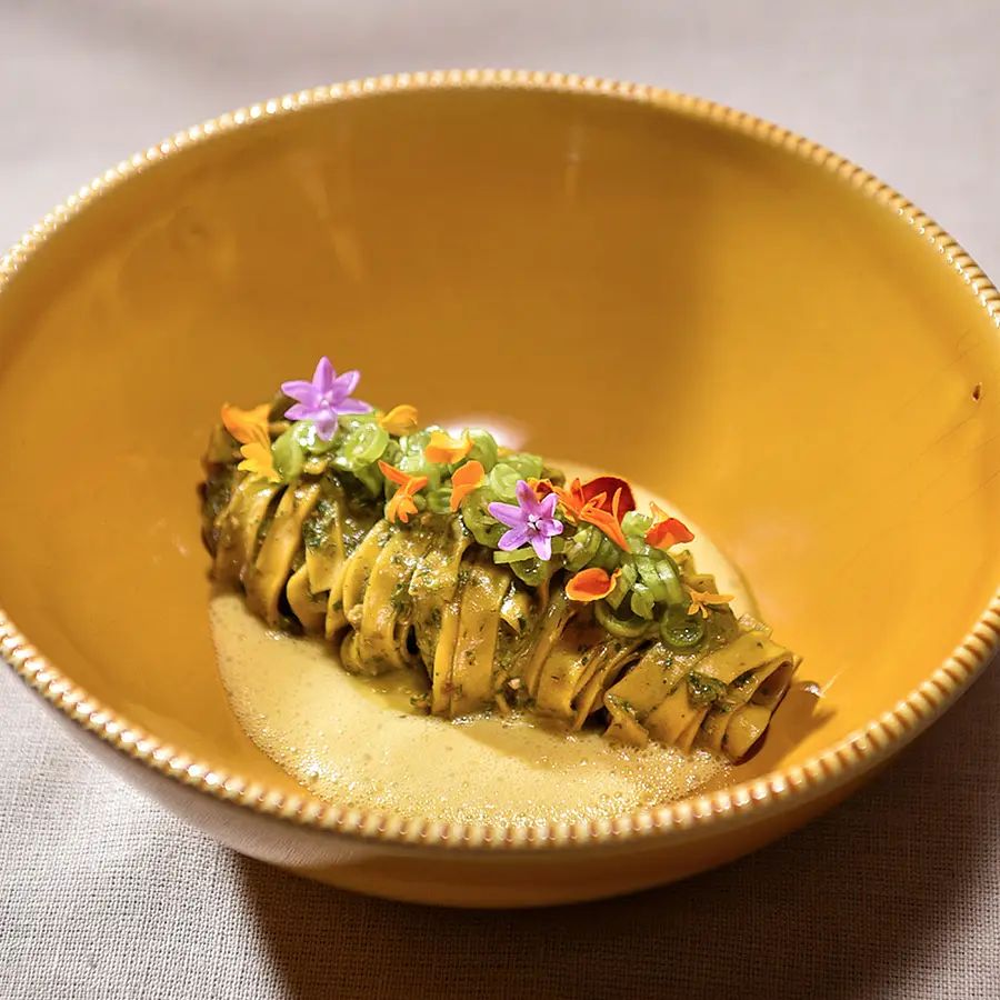 Finland company turns electricity and carbon dioxide into edible protein: Report 2 Solein Pasta with Singapore Pesto.