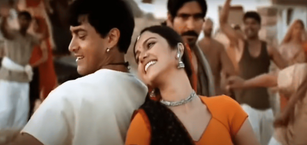 "Ghanan Ghanan" from Lagaan is a song of hope that celebrates the arrival of the monsoon after a prolonged drought. Featuring Aamir Khan and the ensemble cast, the song's joyful dance, traditional beats, and anticipation of rain create an atmosphere of festivity and relief.