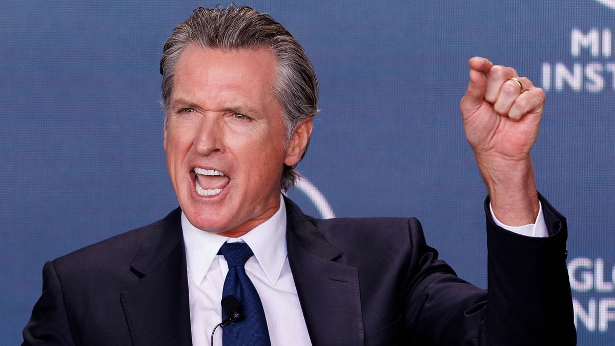 A native of San Francisco, Gavin Newsom began his political career by volunteering for Willie Brown's mayoral campaign in 1995. This year, Newsom has kept a high national profile by publicly challenging Republican presidential candidates, despite not running for office himself. He has been a steadfast defender of Biden, even as criticism grew following the president's lackluster debate performance against Republican nominee Donald Trump.