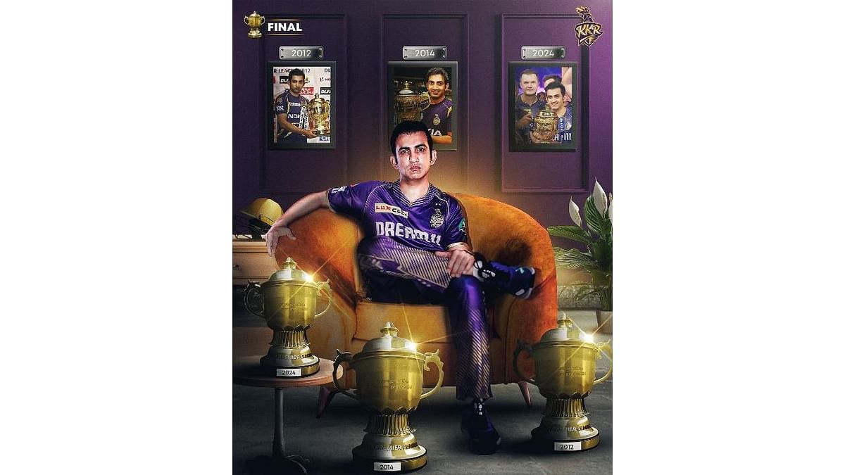 Despite no formal coaching experience, Gambhir took charge as a mentor in the Indian Premier League and guided the Lucknow Super Giants in the 2022 and 2023 editions. He then returned to KKR as a mentor in 2024, leading them to their third IPL title.