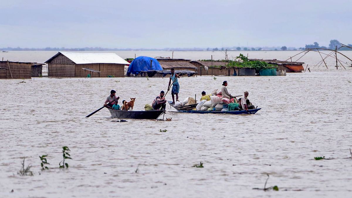 The flood situation in Assam remains critical as the second wave of flooding has displaced over over 6.5 lakh people.