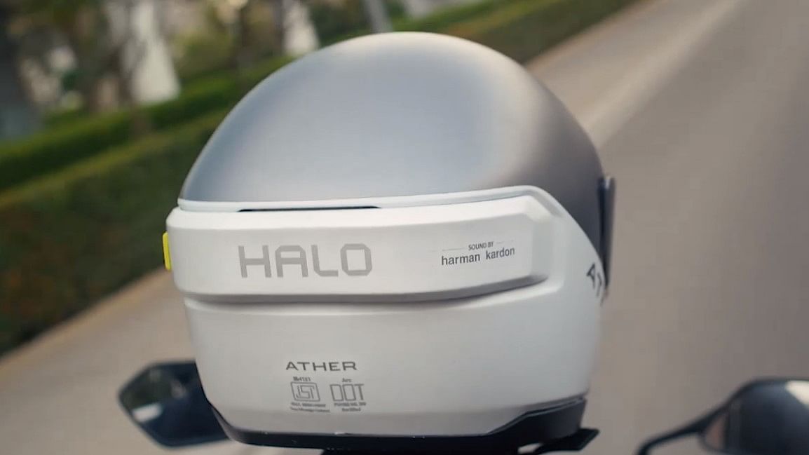 Ather Halo smart helmet.