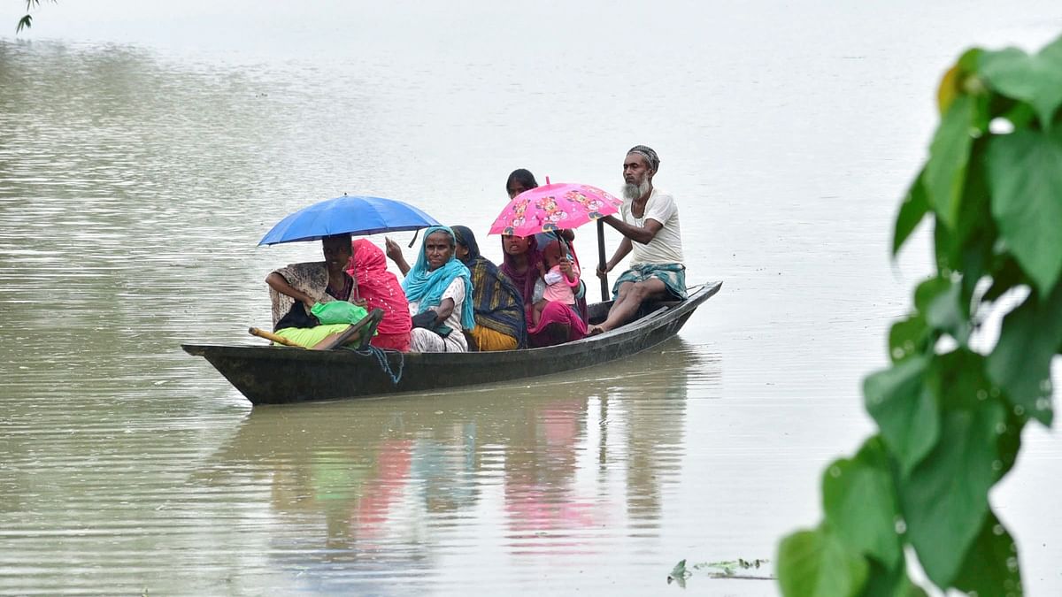 Dibrugarh district has been severely affected in the current wave with the major town in Upper Assam inundated for the sixth consecutive day.
