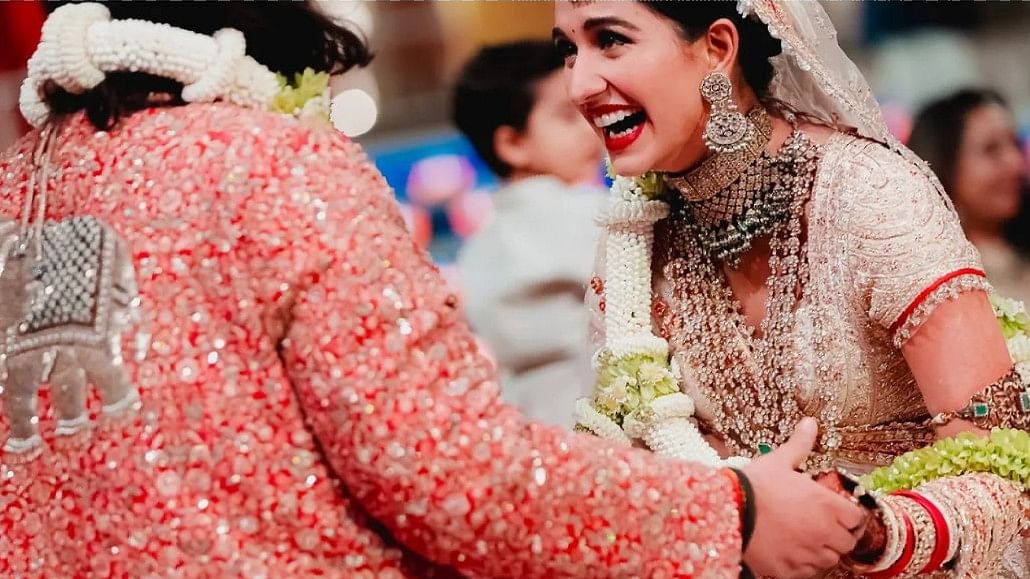 Anant Ambani and Radhika Merchant dance as they celebrate their union.