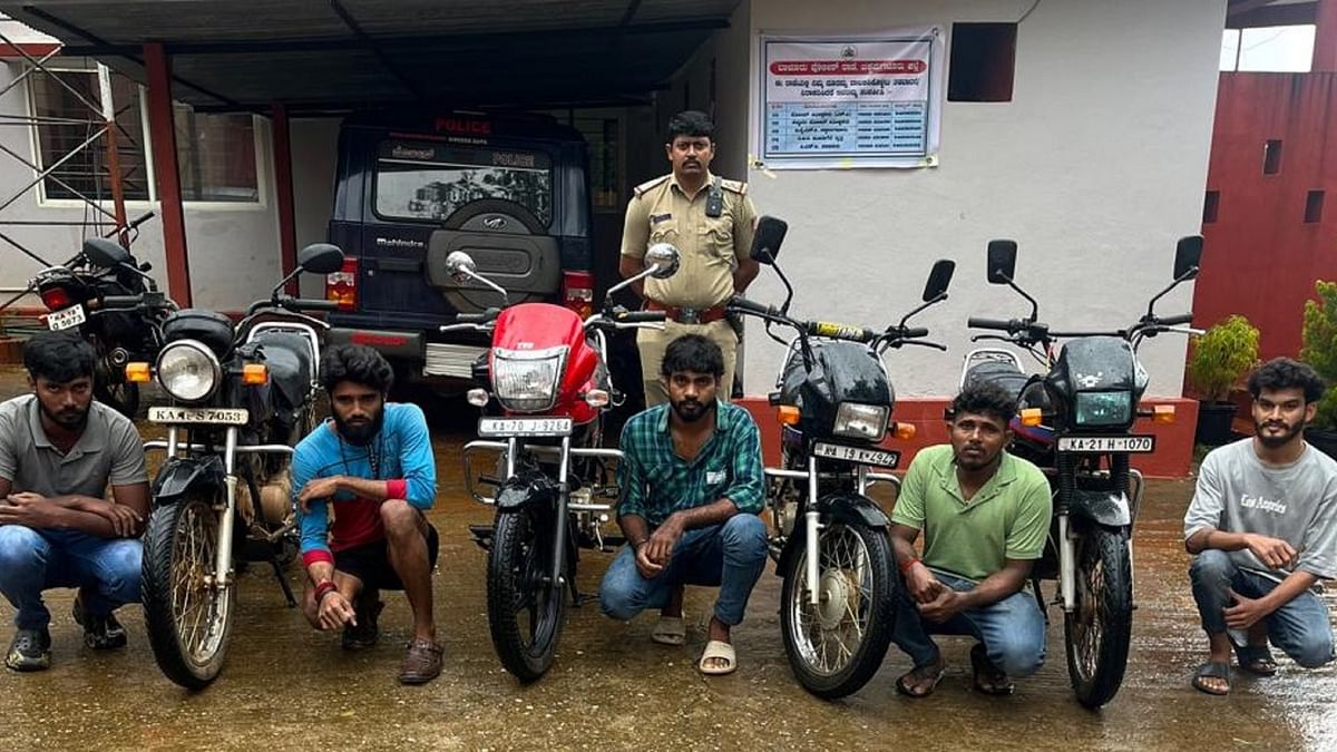 Police arrest 5 bikers for wheelies at Karnataka falls