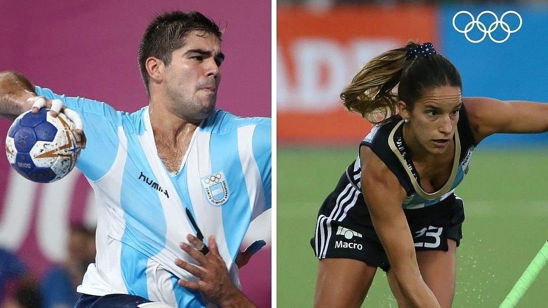 Pablito Simonet represents Argentina in handball while Maria Pilar Campoy, is a familiar face in hockey.