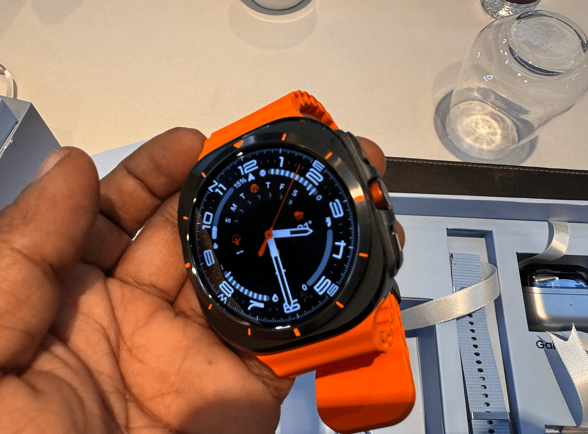 The new Galaxy Watch Ultra.