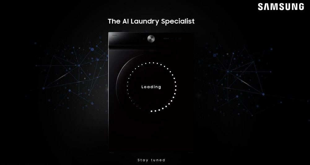 Samsung AI washing machine.