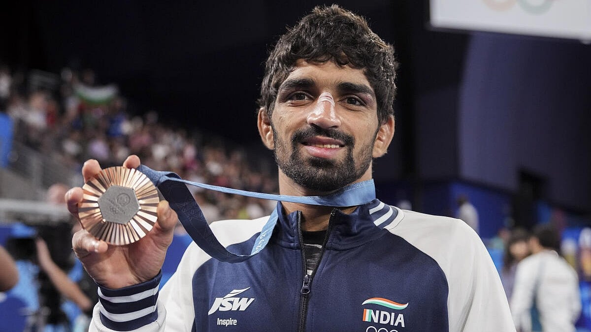 Olympics 2024 Who is Aman Sehrawat? Youngest Indian Olympic Medallist