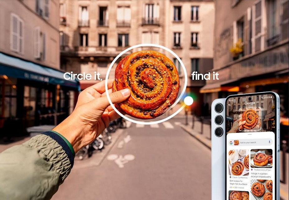 Circle to Search feature is coming soon to Galaxy Tab S9 FE series.