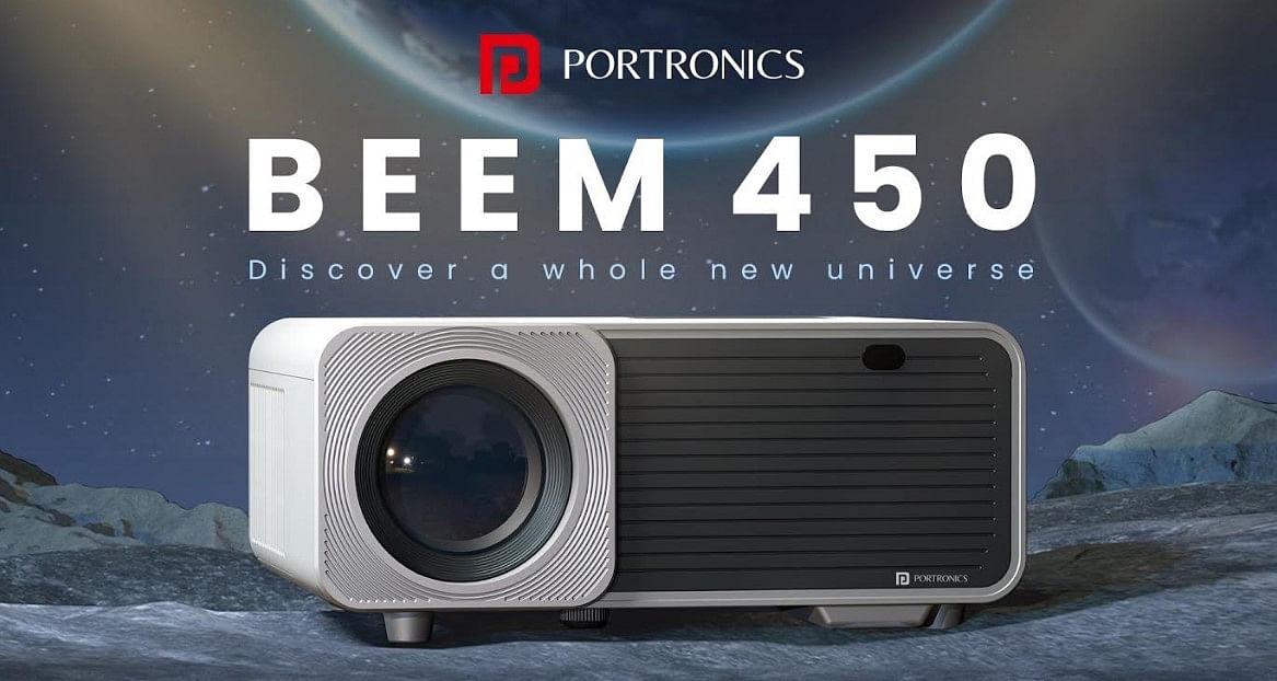 Portronics Beem 450 series projector TV.