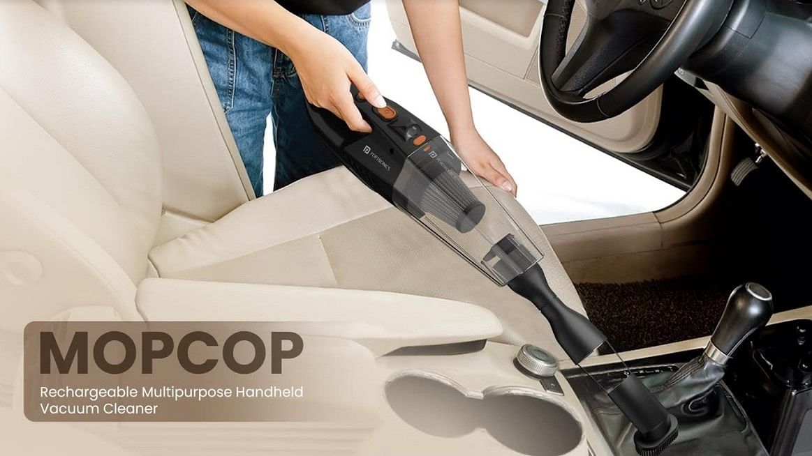 Portronics MopCop cordless vacuum cleaner.