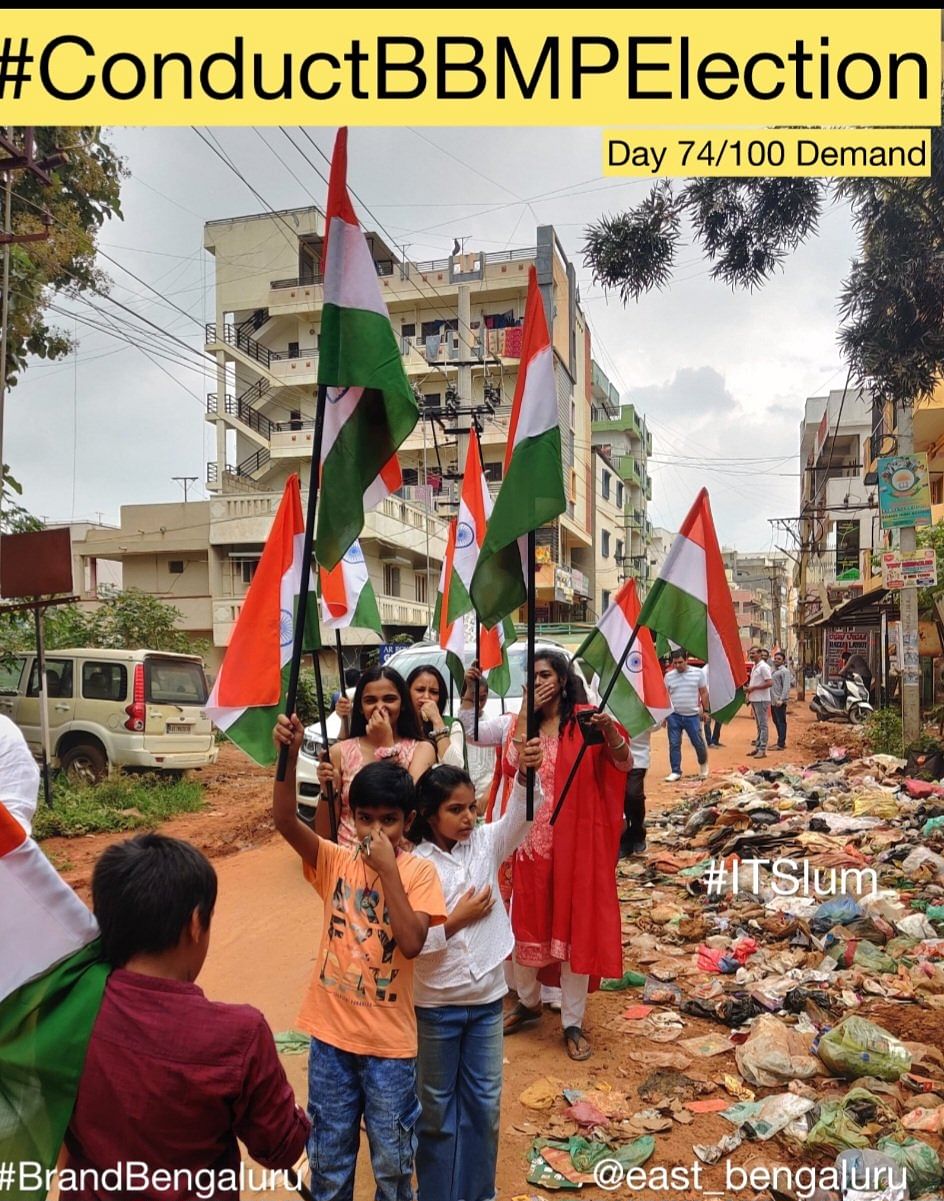 Resident groups like Citizens’ Movement East Bengaluru have been running online campaigns to demand that BBMP elections be held at the earliest. 