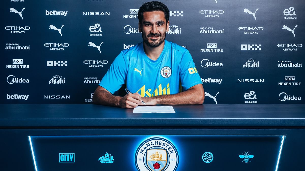 Ilkay Gundogan re-signing for Man City.