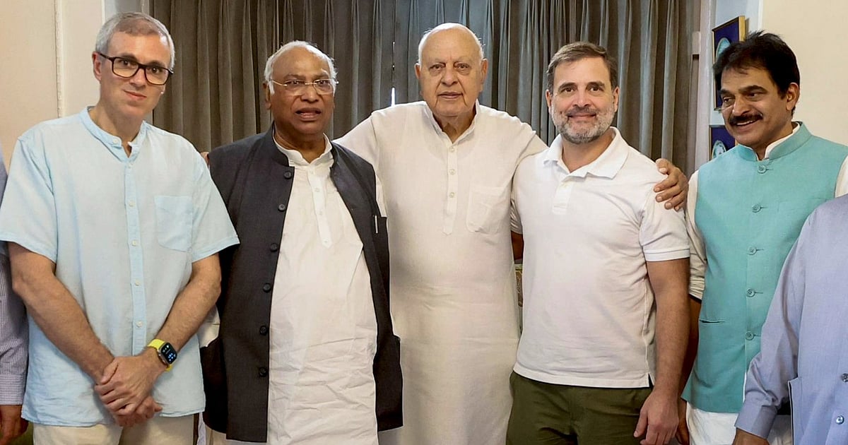 Congress & National Conference Agree on Seat Sharing for J&K Elections