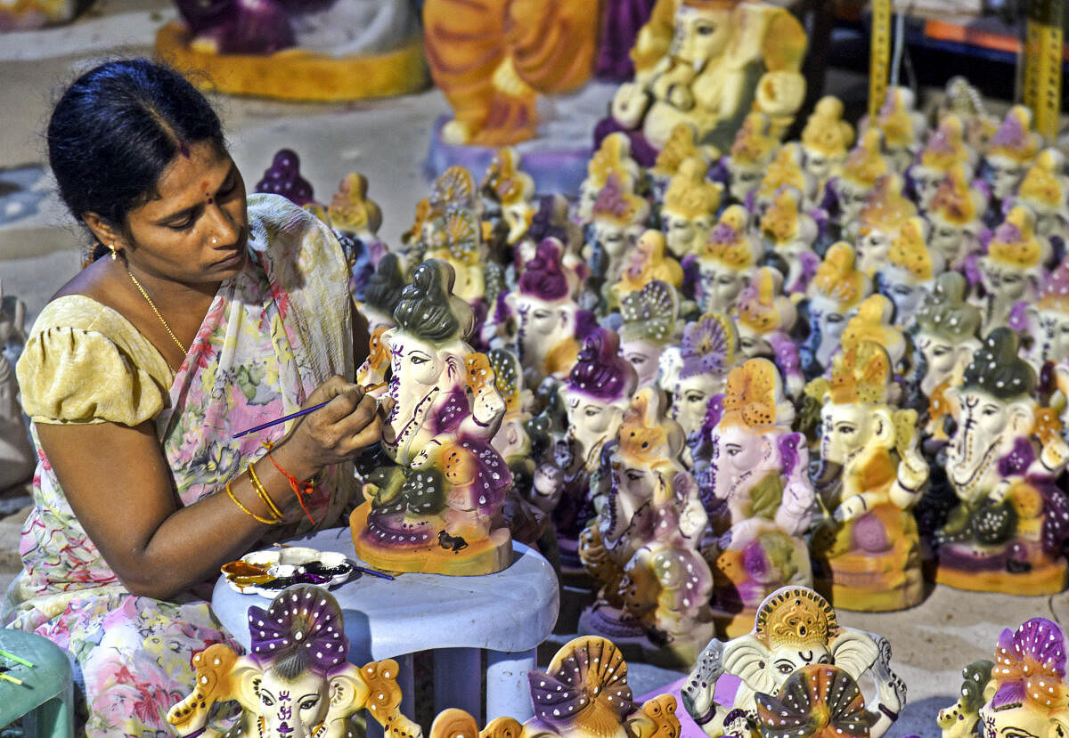 Ganesh Chaturthi festival preps in Hyderabad