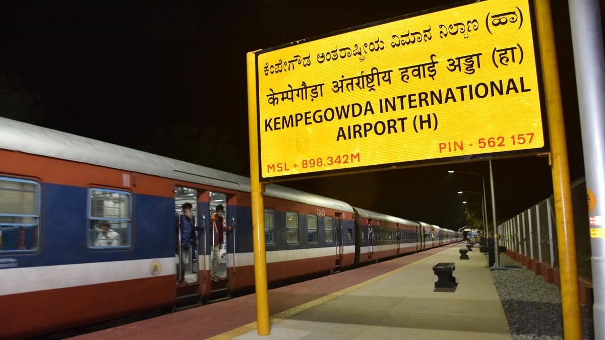 Six trains to Bengaluru airport but only 30 takers a day