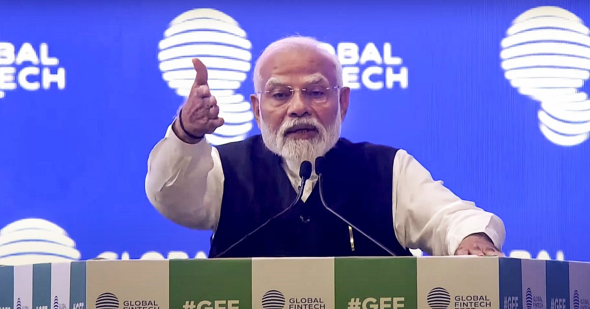 Modi hails India's fintech revolution