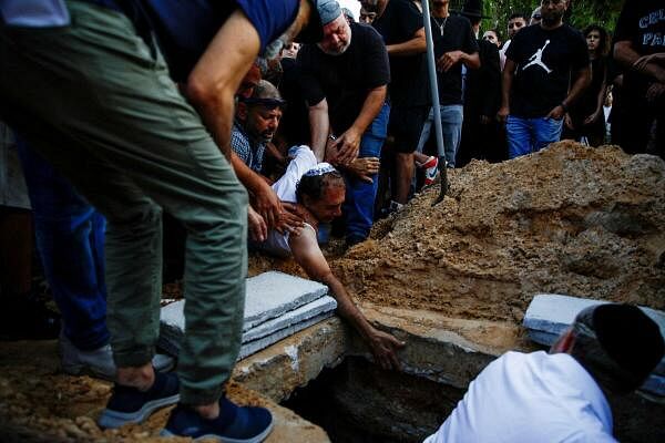 Funeral of hostage Eden Yerushalmi whose body was brought from Gaza to Israel, in Petach Tikva.