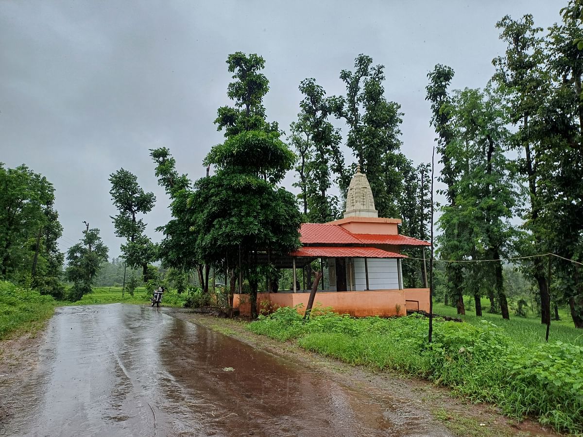 One of the temples built in tribal dominated Dang district. 