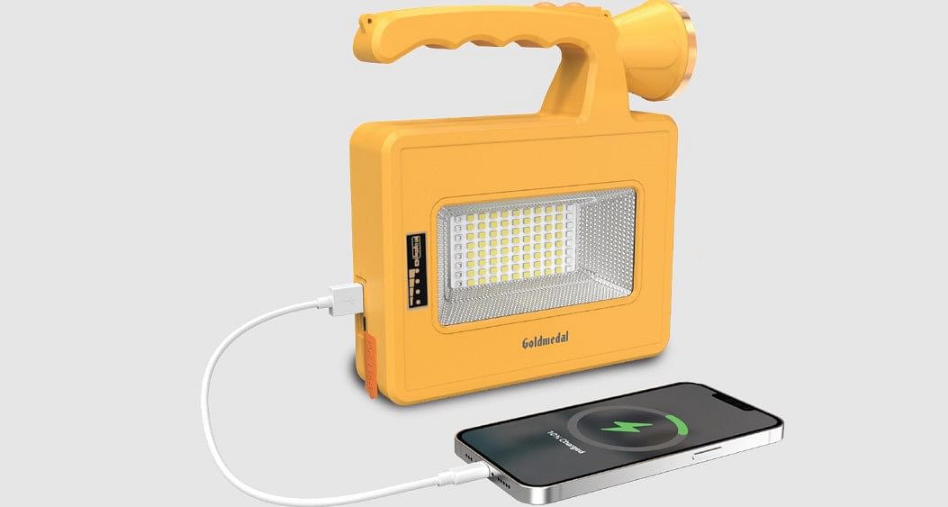 Goldmedal Trippo LED Solar Flood Light torch.