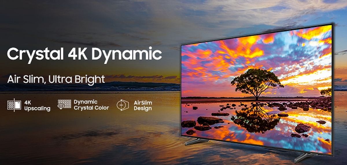 Samsung Crystal 4K Dynamic smart TV Series.