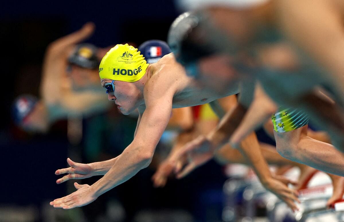 Paris 2024 Paralympics - Swimming - Men's 200m Individual Medley - SM9 Final - Paris La Defense Arena, Nanterre, France - September 5, 2024 Timothy Hodge of Australia in action