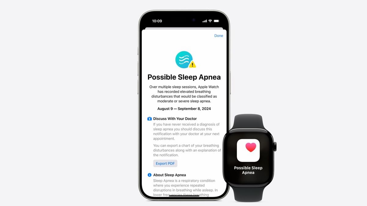 Sleep Apnea detection feature.