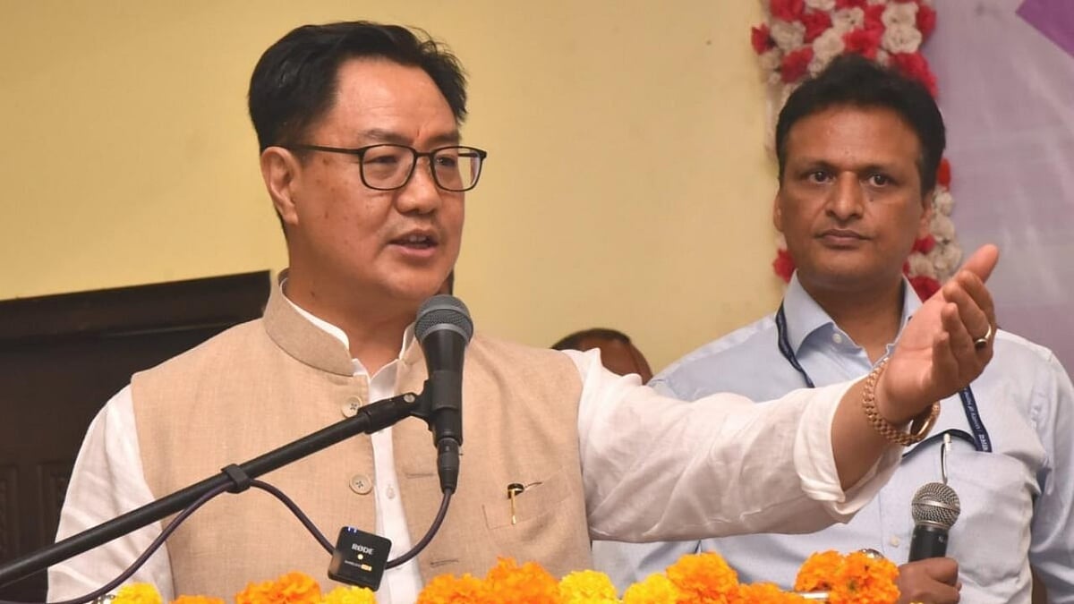 Mere painting of marks does not mean China encroached our land: Kiren Rijiju