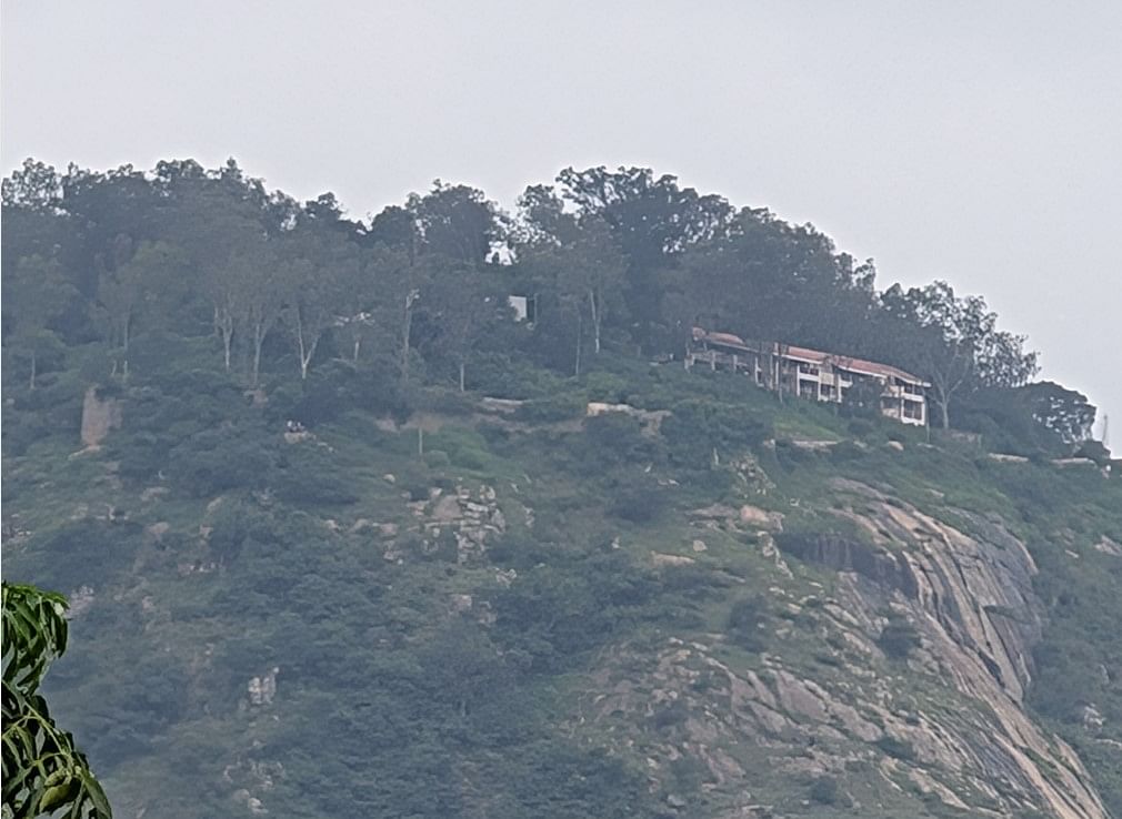 Google Pixel 9 Pro XL Camera Samples with 30X Zoom. It is Nandi Hill's top peak point and the photo is captured from more than three kms.