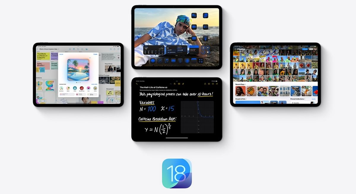 iPadOS 18 update.