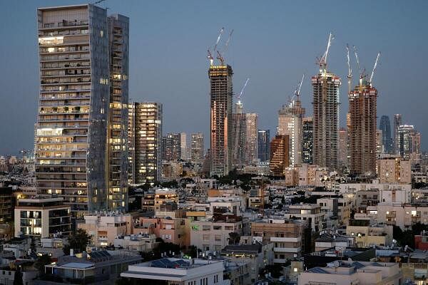 A view of Tel Aviv, amid the ongoing conflict in Gaza between Israel and Hamas and cross-border hostilities between Hezbollah and Israel