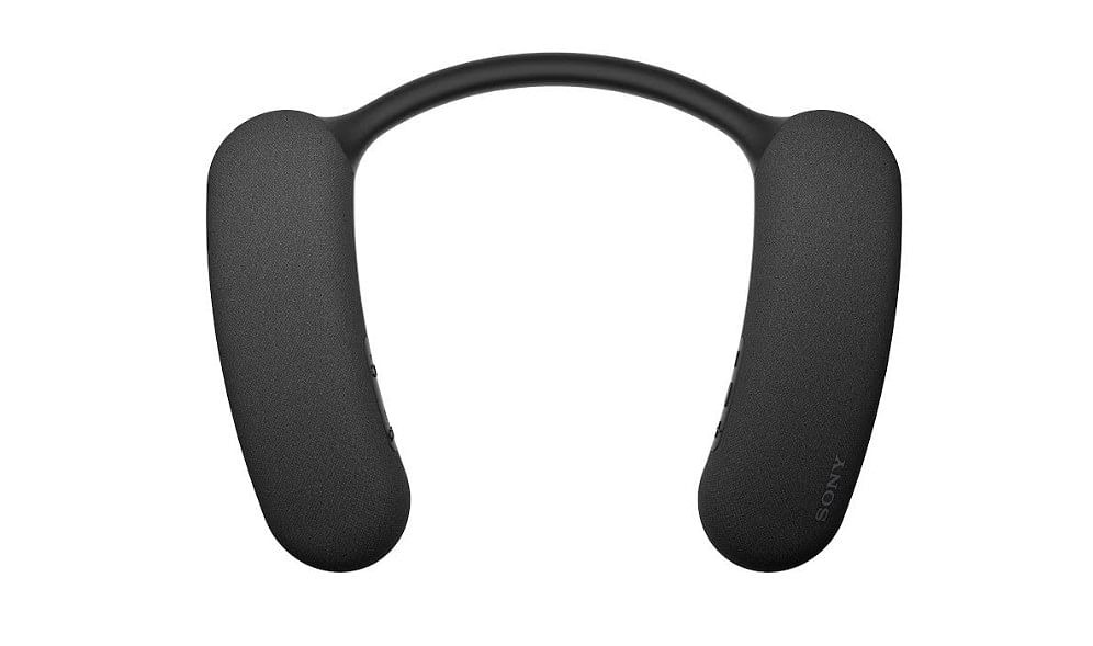 Sony BRAVIA Theater U neckband speaker.