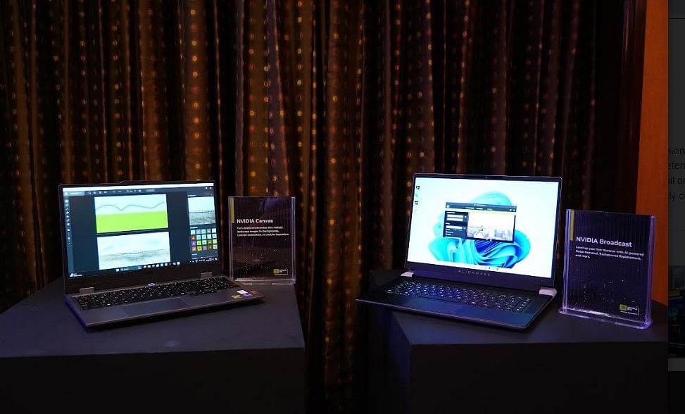 Nvidia Broadcast and Canvas app demoed at the event in Bengaluru, September 26, 2024.