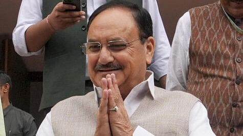 Nadda meets party leaders in Telangana for BJP membership drive