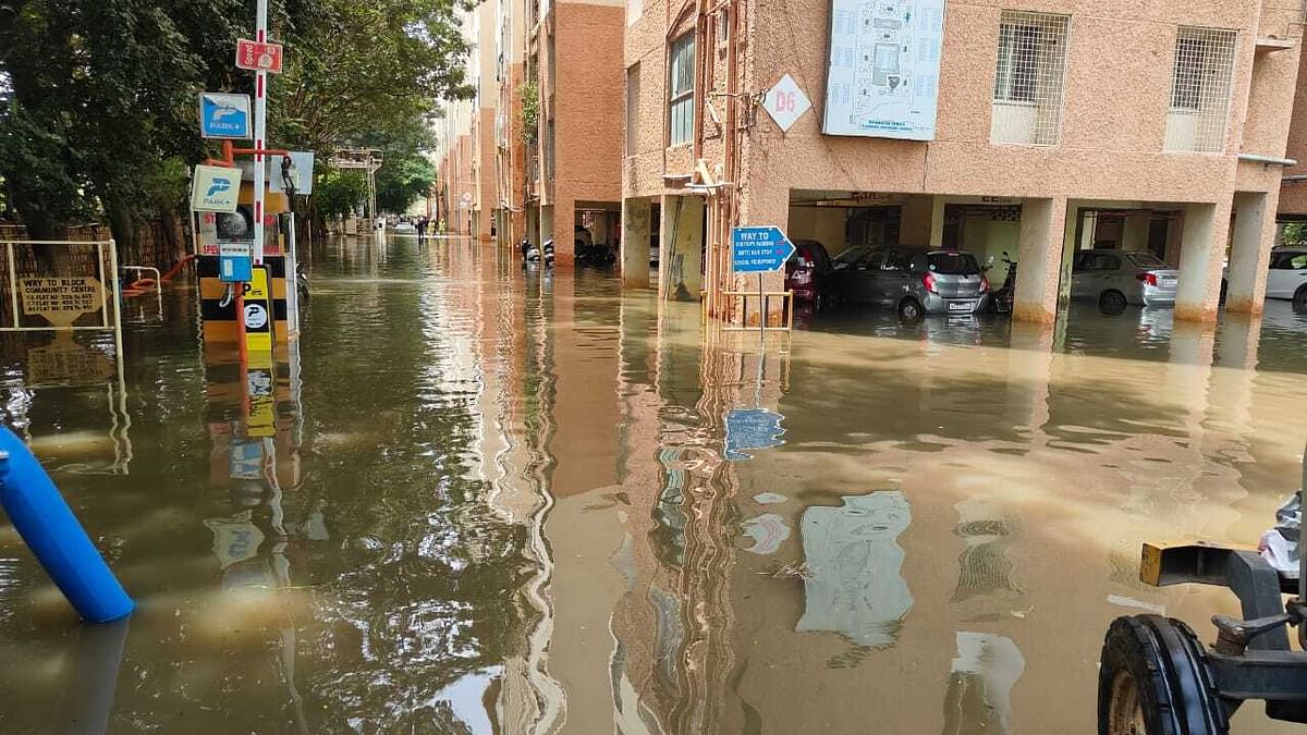 Some roads in Kalyan Nagar, near Electronic City, Bengaluru-Mysuru roads, among others witnessed inundation, leading to traffic issues, which are being addressed.