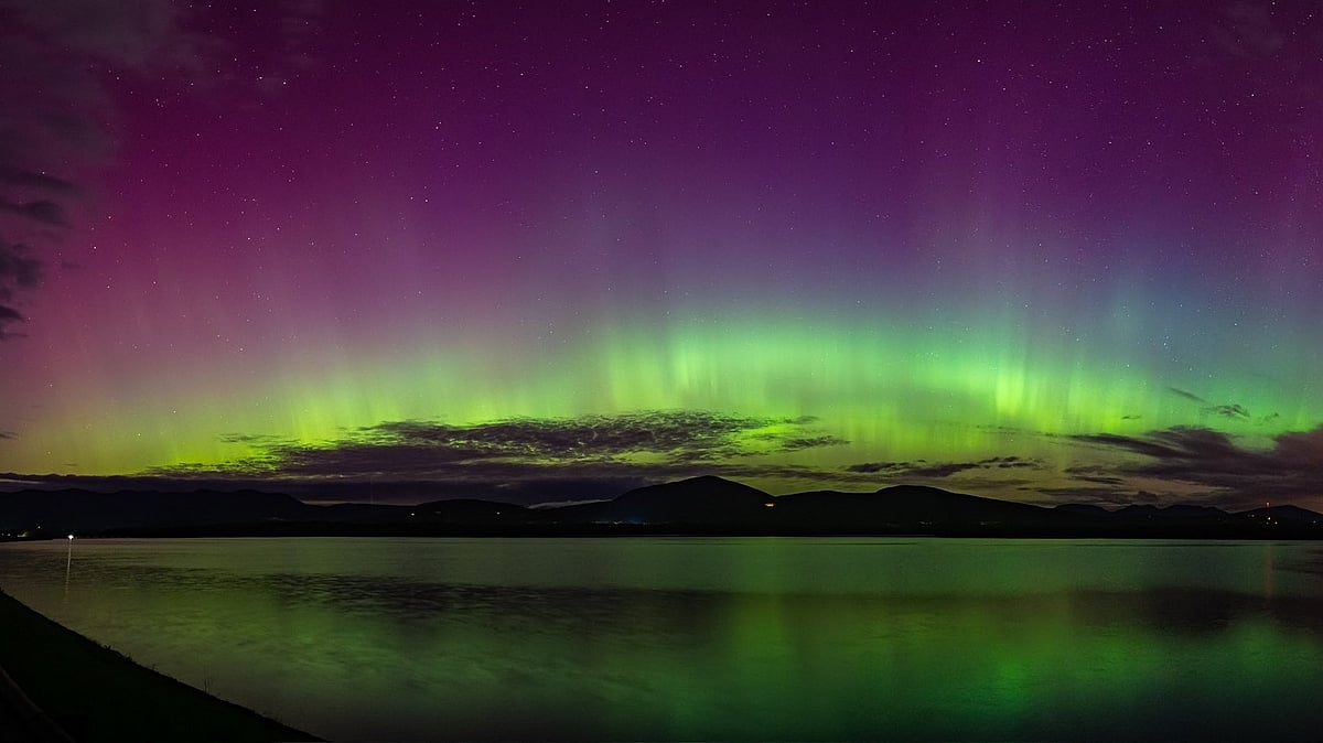 A rare sighting of Northern Lights entrances viewers in New York Area