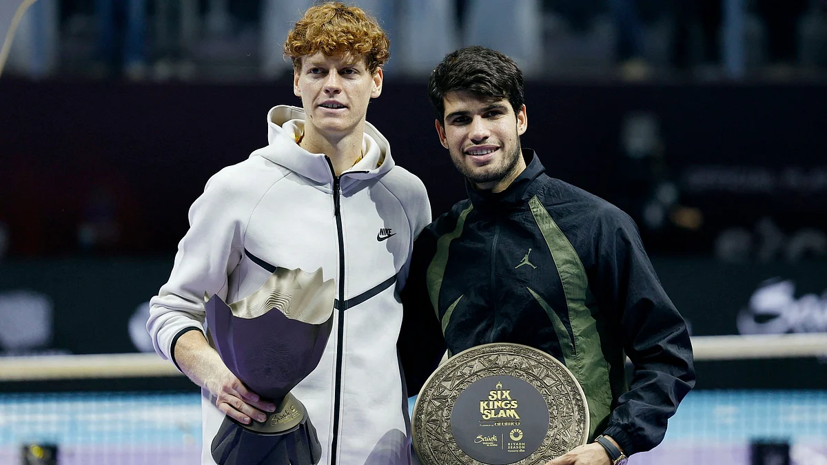 Alcaraz says Sinner's red-hot form gives Italian the edge in best player debate